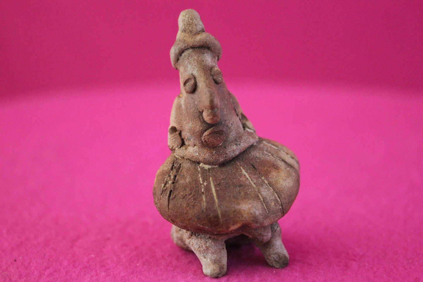 Pre Columbian Authentic Artifact Rare Skirted Tomb Figure Colima Mexico COA 181