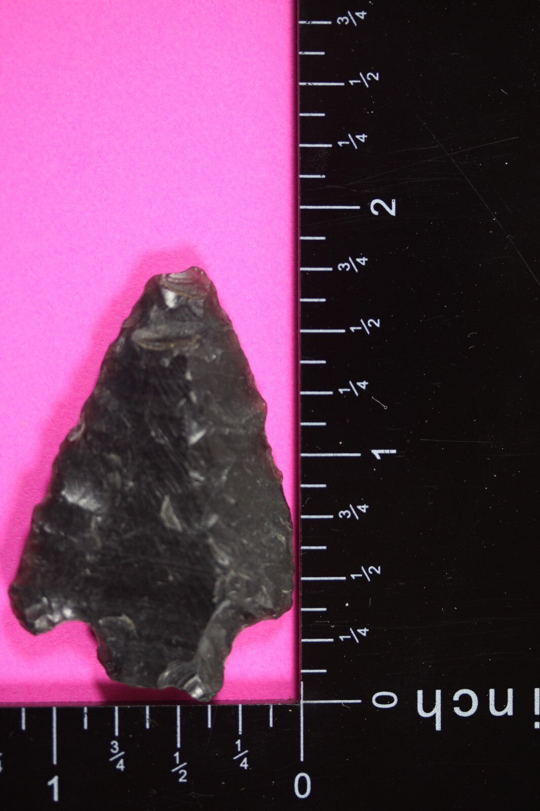 Authentic Pre Columbian Artifact Aztec Arrowhead Battle of Mexico City COA 22