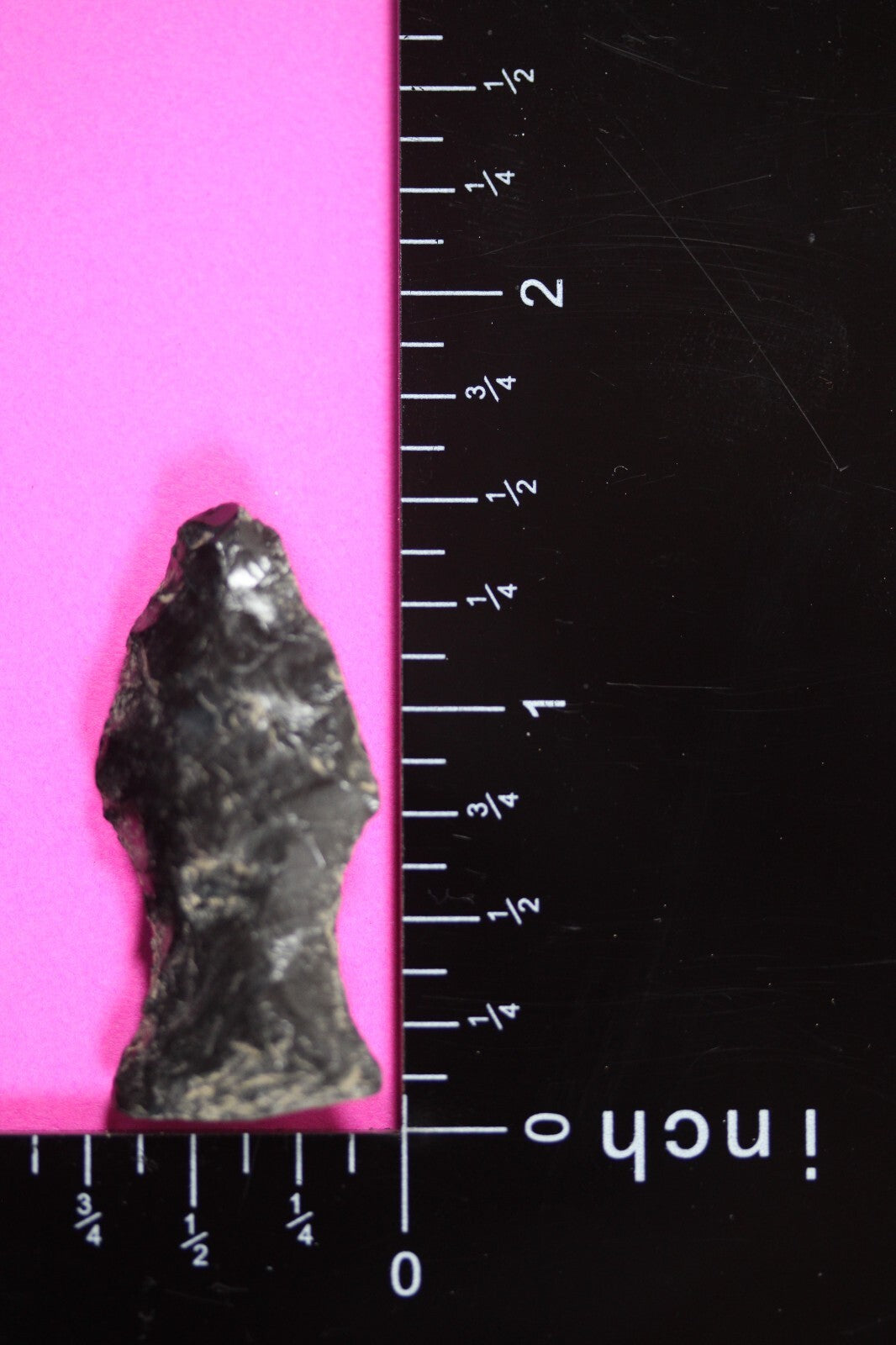 Authentic Pre Columbian Artifact Aztec Arrowhead Battle of Mexico City COA 11