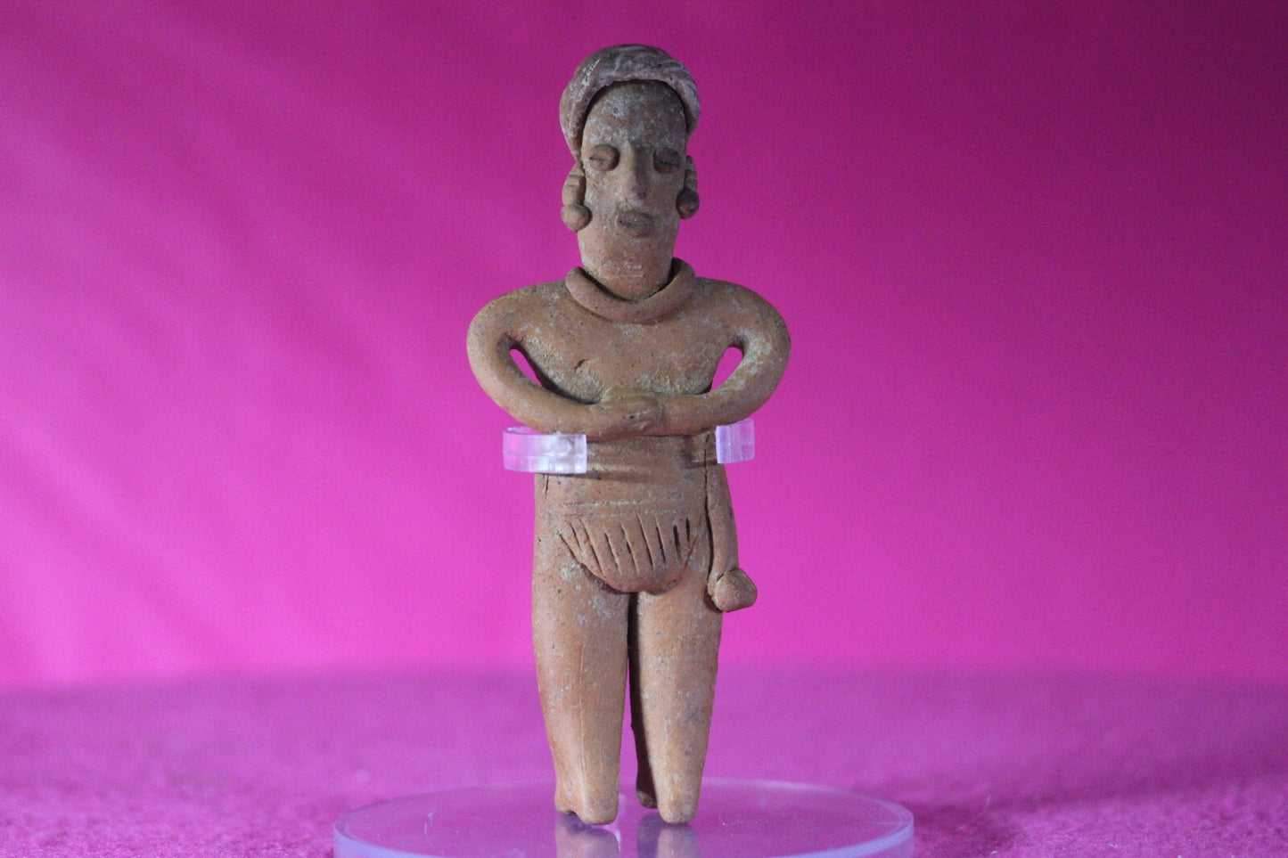 Authentic Pre Columbian Artifact Tomb Figure Colima Mexico 100 BC-250 AD COA 132