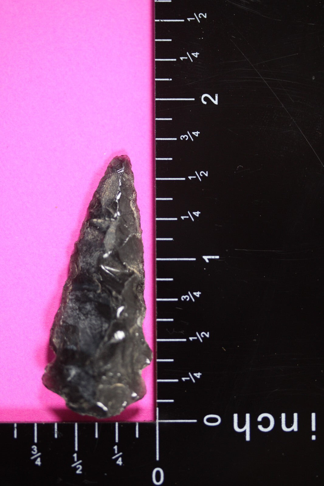 Authentic Pre Columbian Artifact Aztec Arrowhead Battle of Mexico City COA 10