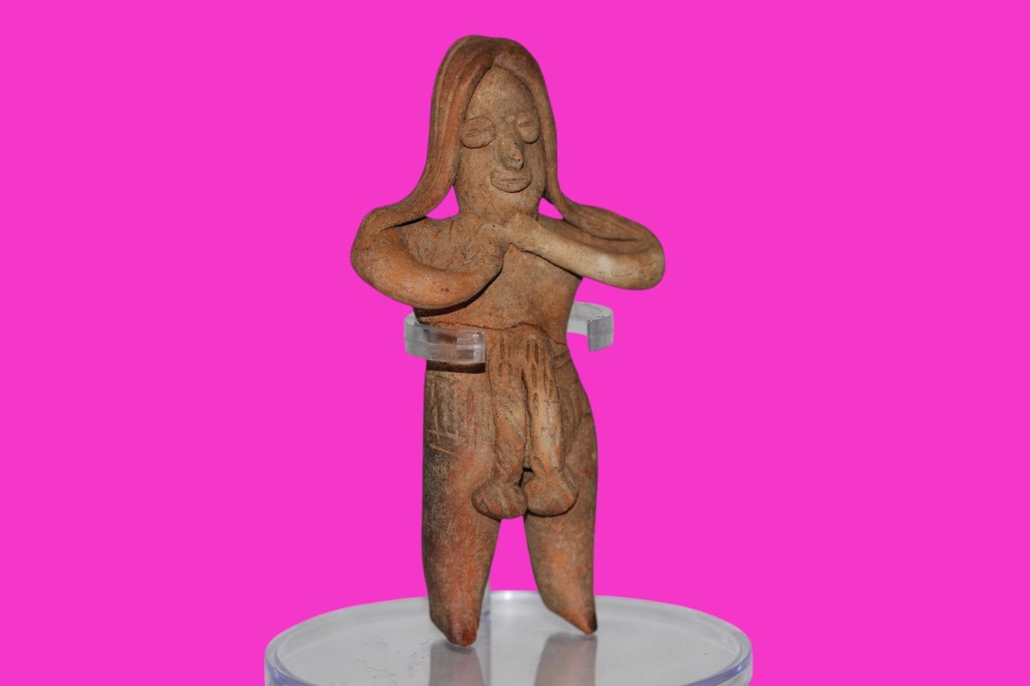 Pre Columbian Authentic Artifact Pretty Lady Tomb Figure Colima Mexico COA 13
