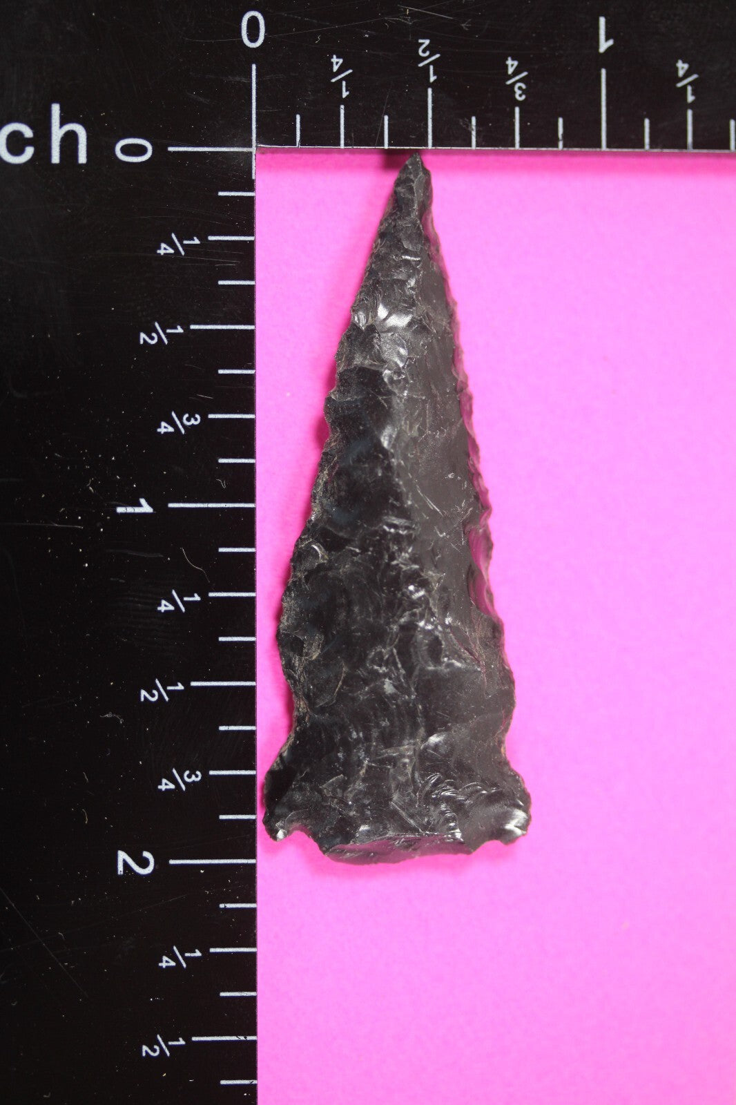 Authentic Pre Columbian Artifact Aztec Arrowhead Battle of Mexico City COA 29