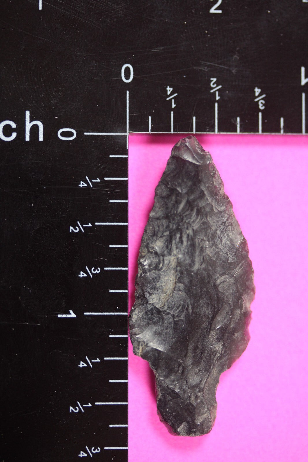 Authentic Pre Columbian Artifact Aztec Arrowhead Battle of Mexico City COA 65