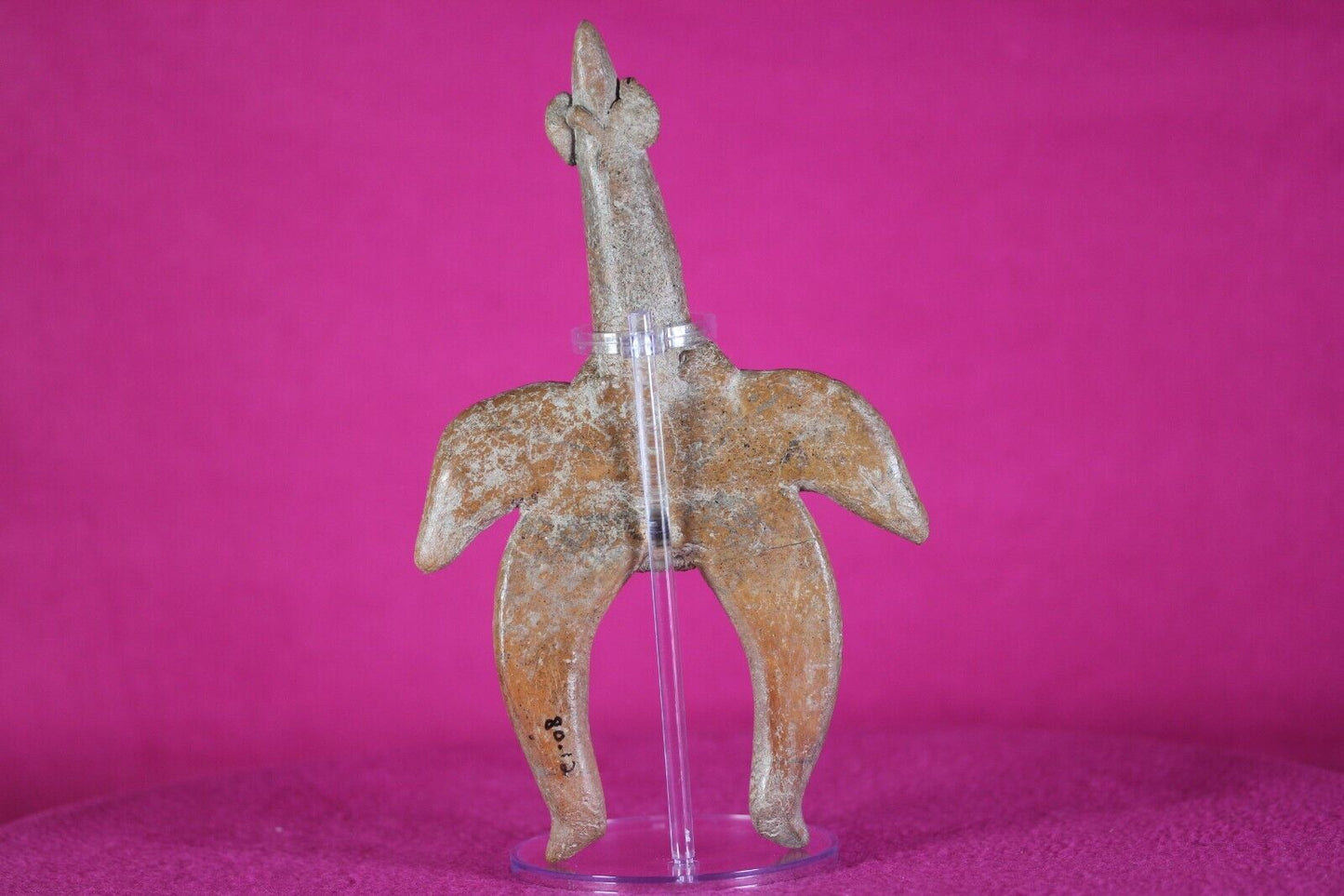 Authentic Pre Columbian Artifact Tomb Figure Colima Ex Arte Primitivo COA T32