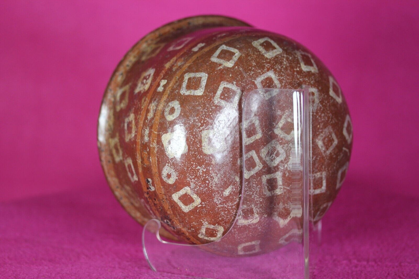 Authentic Pre Columbian Artifact Decorated Bowl Michoacan Mexico 200 BC COA T47