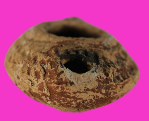 Ancient Holy Land Oil Lamp Artifact Jesus Christ Homeland 100 - 400 AD COA L04