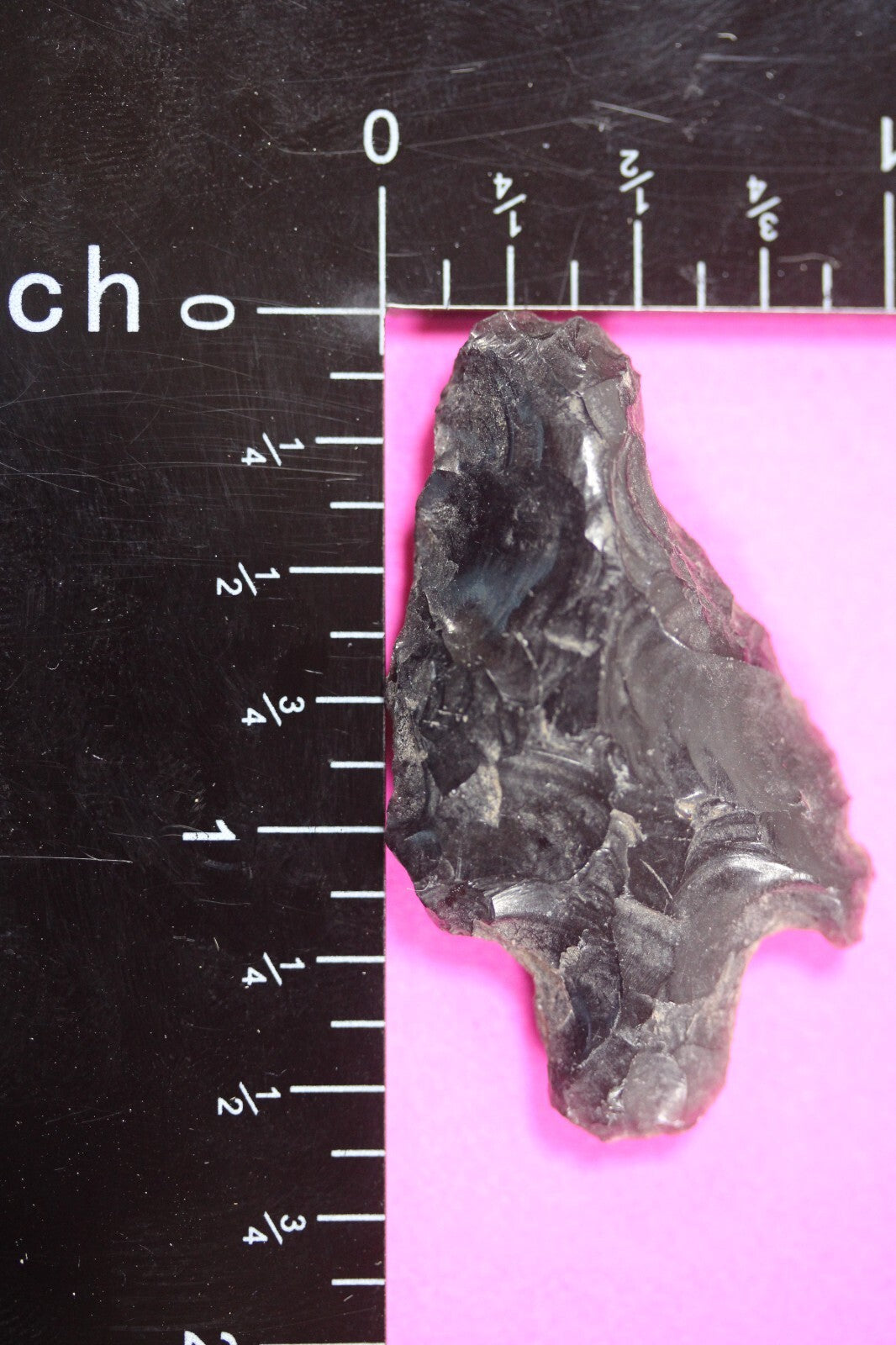 Authentic Pre Columbian Artifact Aztec Arrowhead Battle of Mexico City COA 83