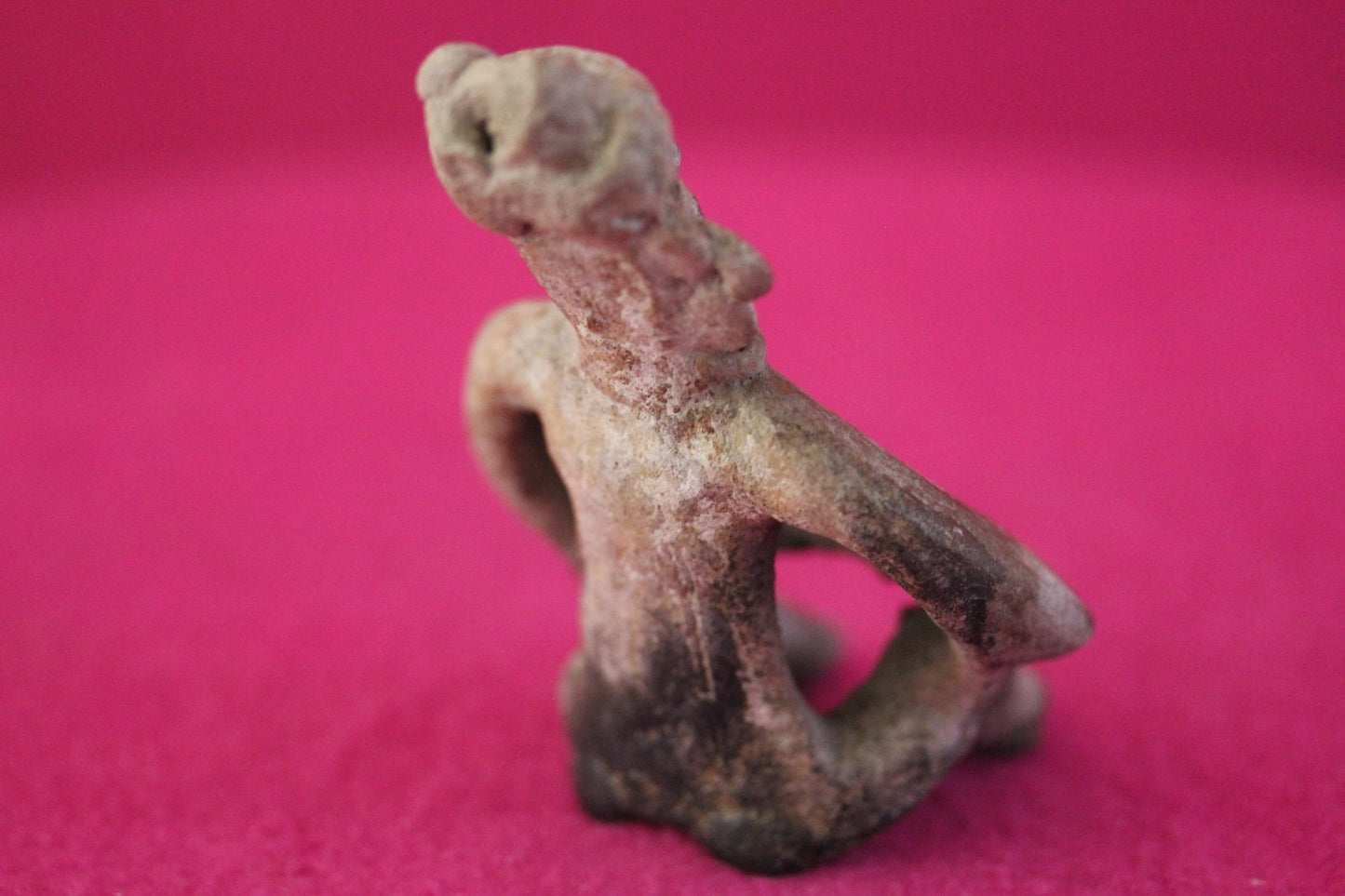 Pre Columbian Authentic Artifact Rare Skirted Tomb Figure Colima Mexico COA 183