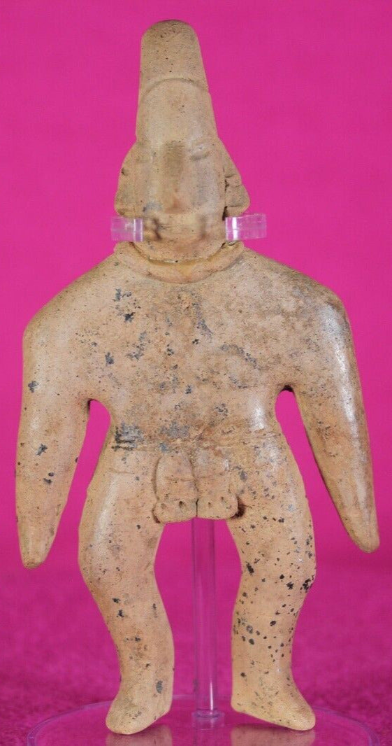 Authentic Pre Columbian Artifact Tomb Figure Colima Ex Arte Primitivo COA T54