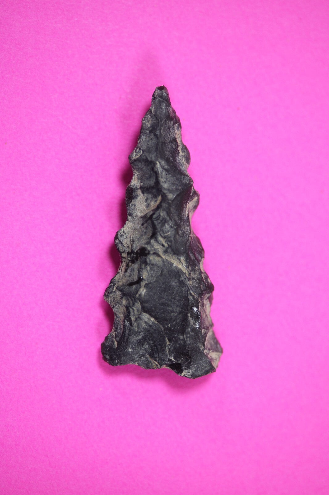 Authentic Pre Columbian Artifact Aztec Arrowhead Battle of Mexico City COA 80