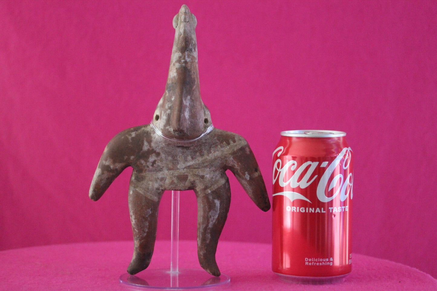 Pre Columbian Authentic Artifact Tomb Figure Colima Mexico 100 BC-250 AD COA 168