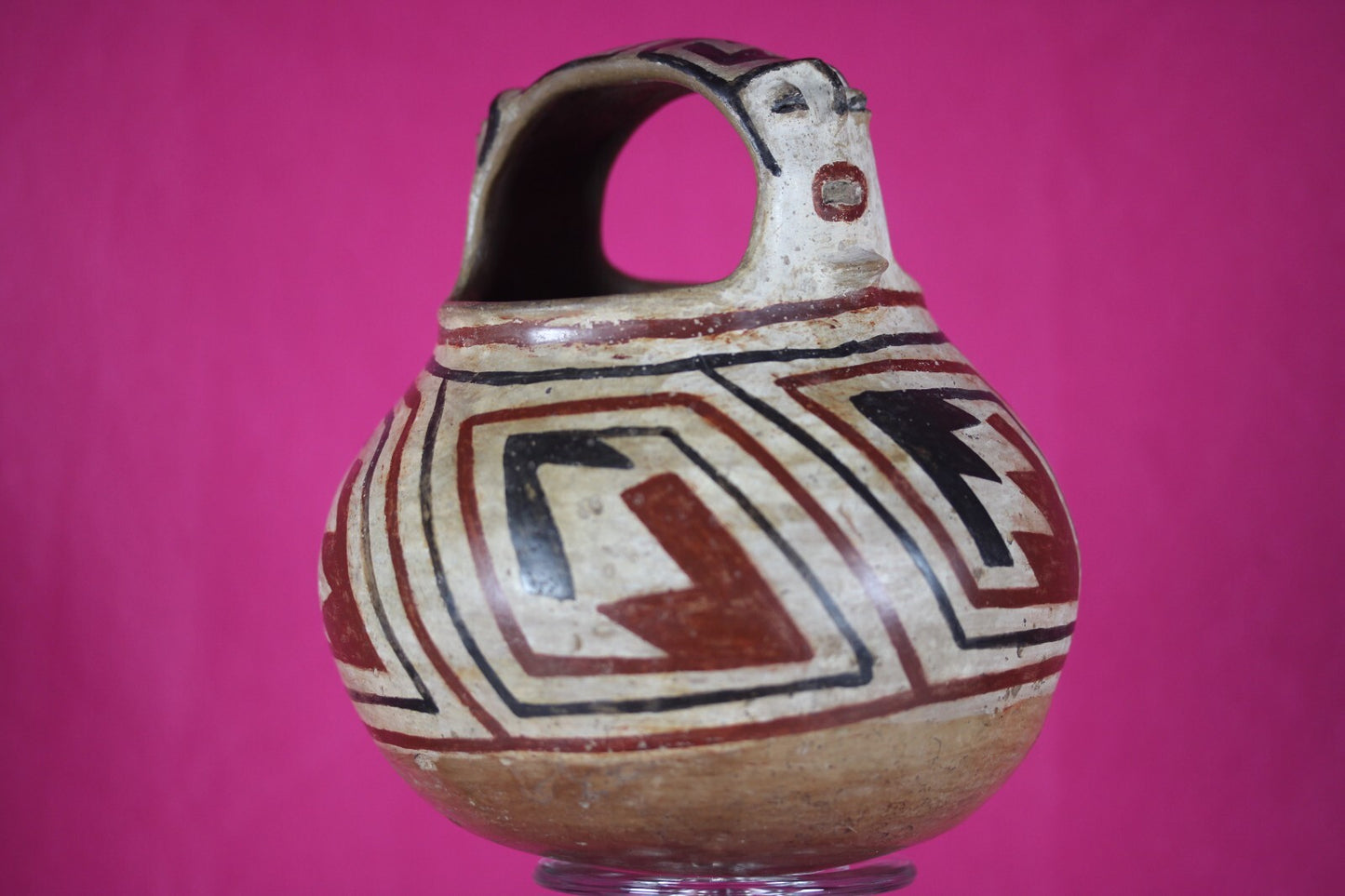 Rare Ex Sotheby's Authentic Pre Columbian Artifact Casas Grandes Bowl COA T116