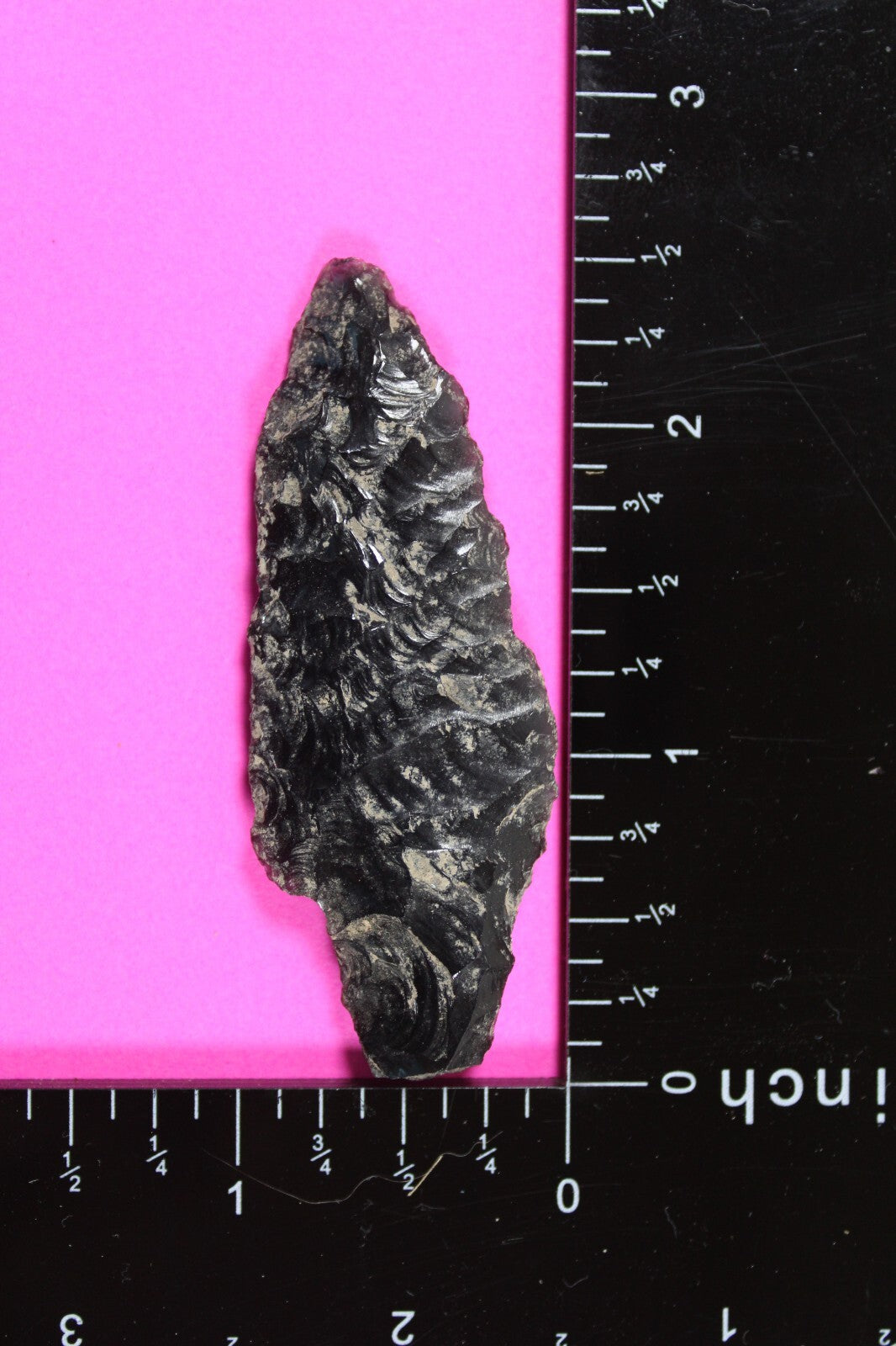 Authentic Pre Columbian Artifact Aztec Arrowhead Battle of Mexico City COA 02