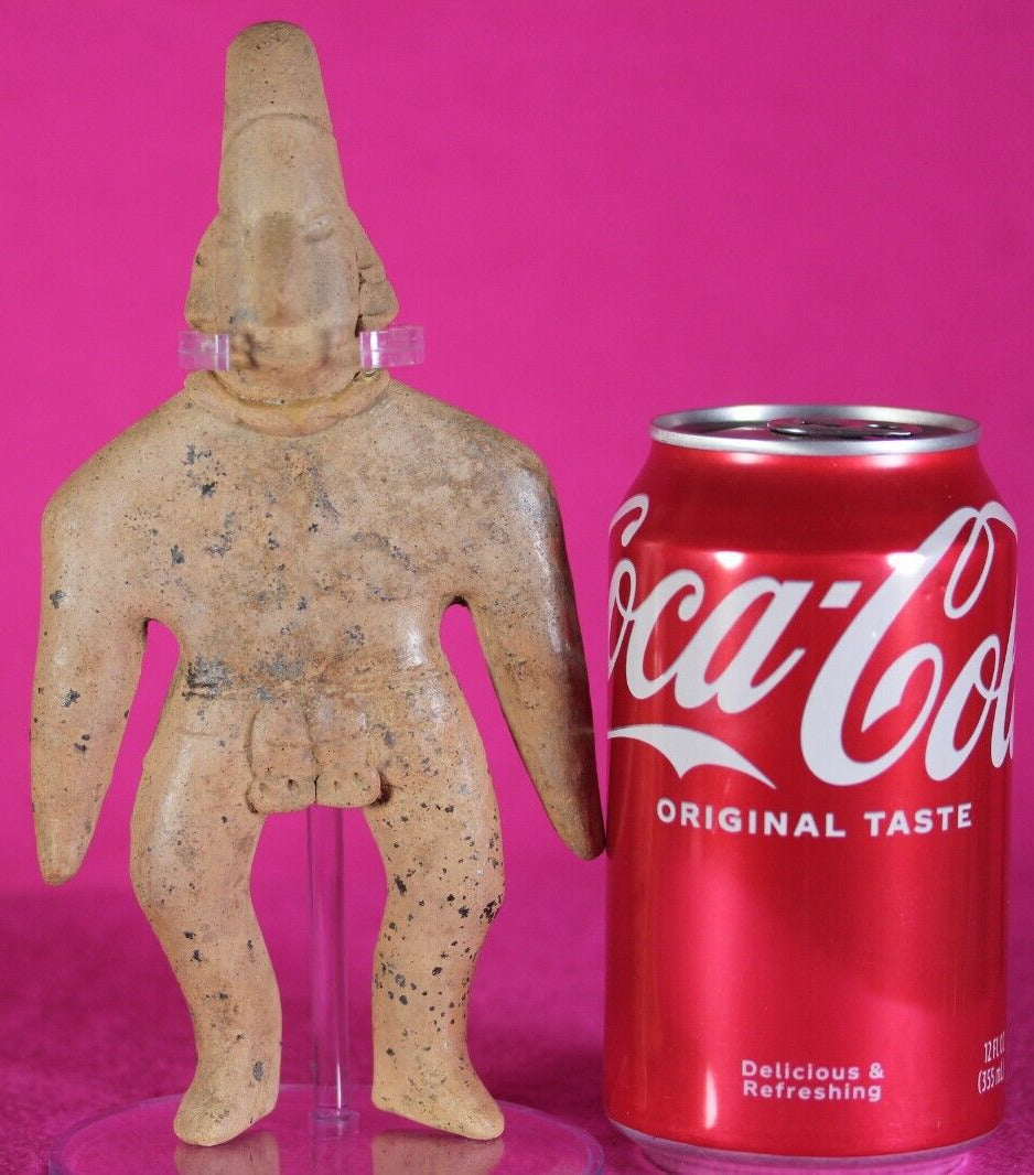 Authentic Pre Columbian Artifact Tomb Figure Colima Ex Arte Primitivo COA T54