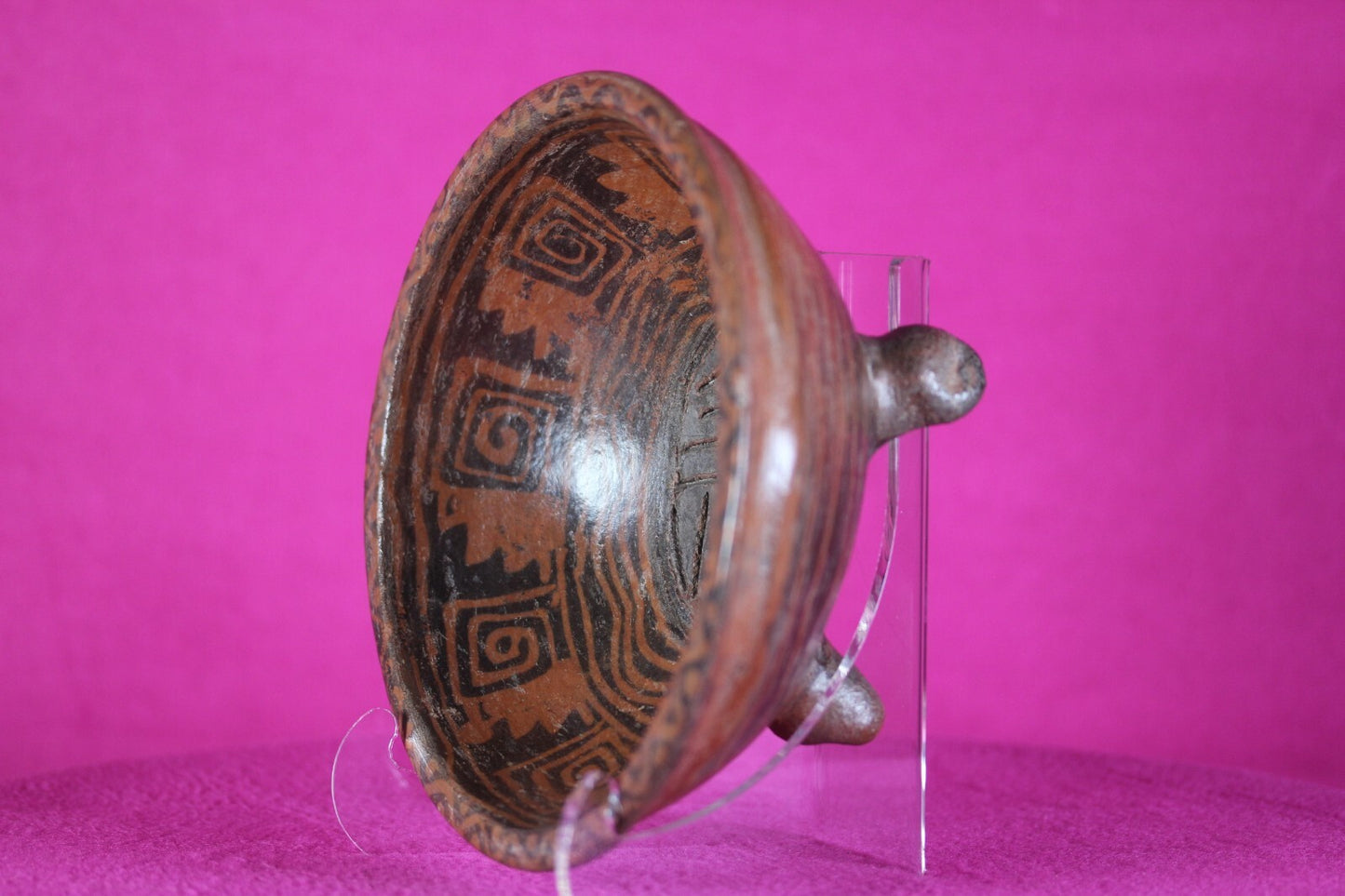 Authentic Pre Columbian Artifact Michoacan Tripod Bowl Ex Arte Primitivo COA T26