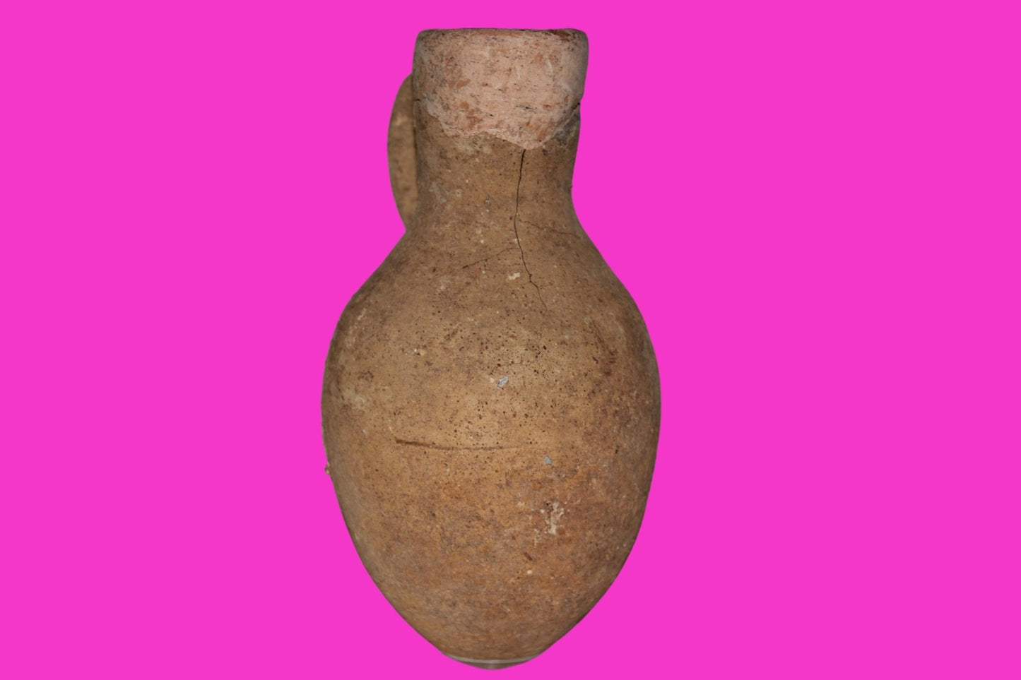 Ancient Holy Land Artifact King David Era Jug Land of Jesus Christ 1000 BC COA 8