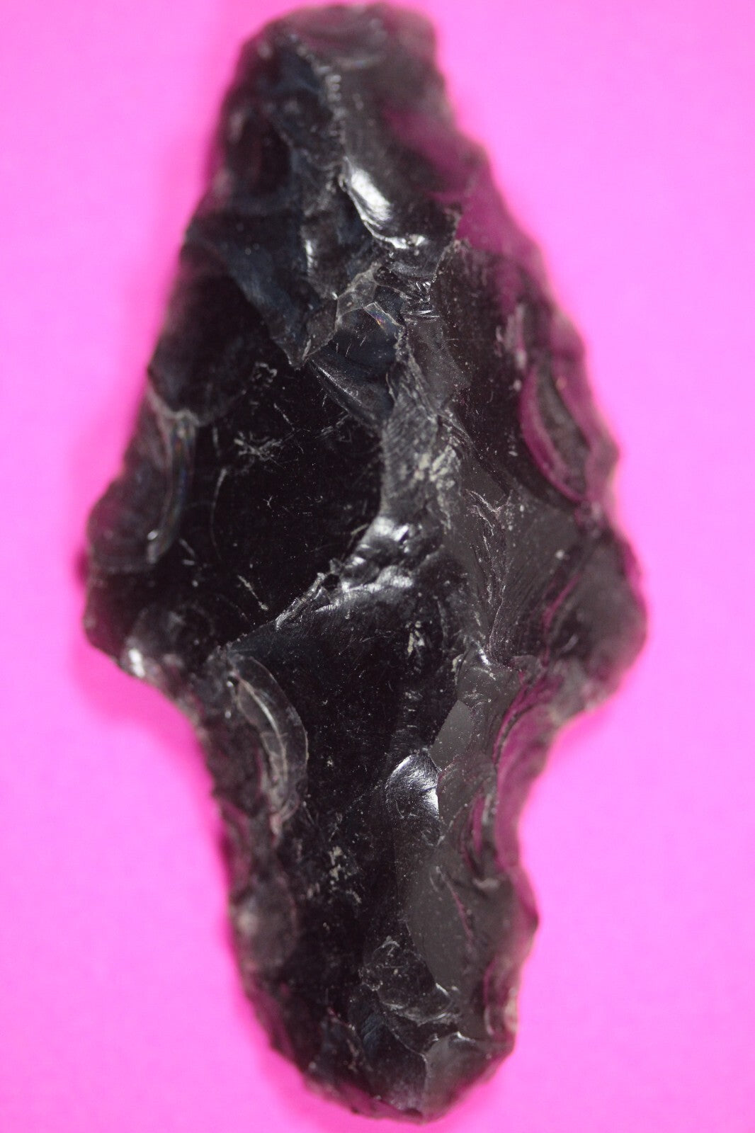 Authentic Pre Columbian Artifact Aztec Arrowhead Battle of Mexico City COA 20