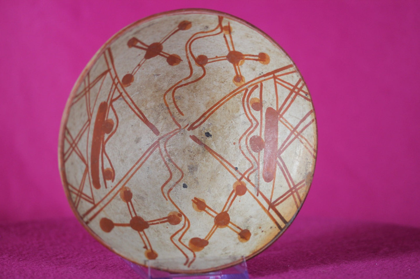 Authentic Pre Columbian Artifact Decorated Bowl Cajamarca Peru Pre Inca COA 207