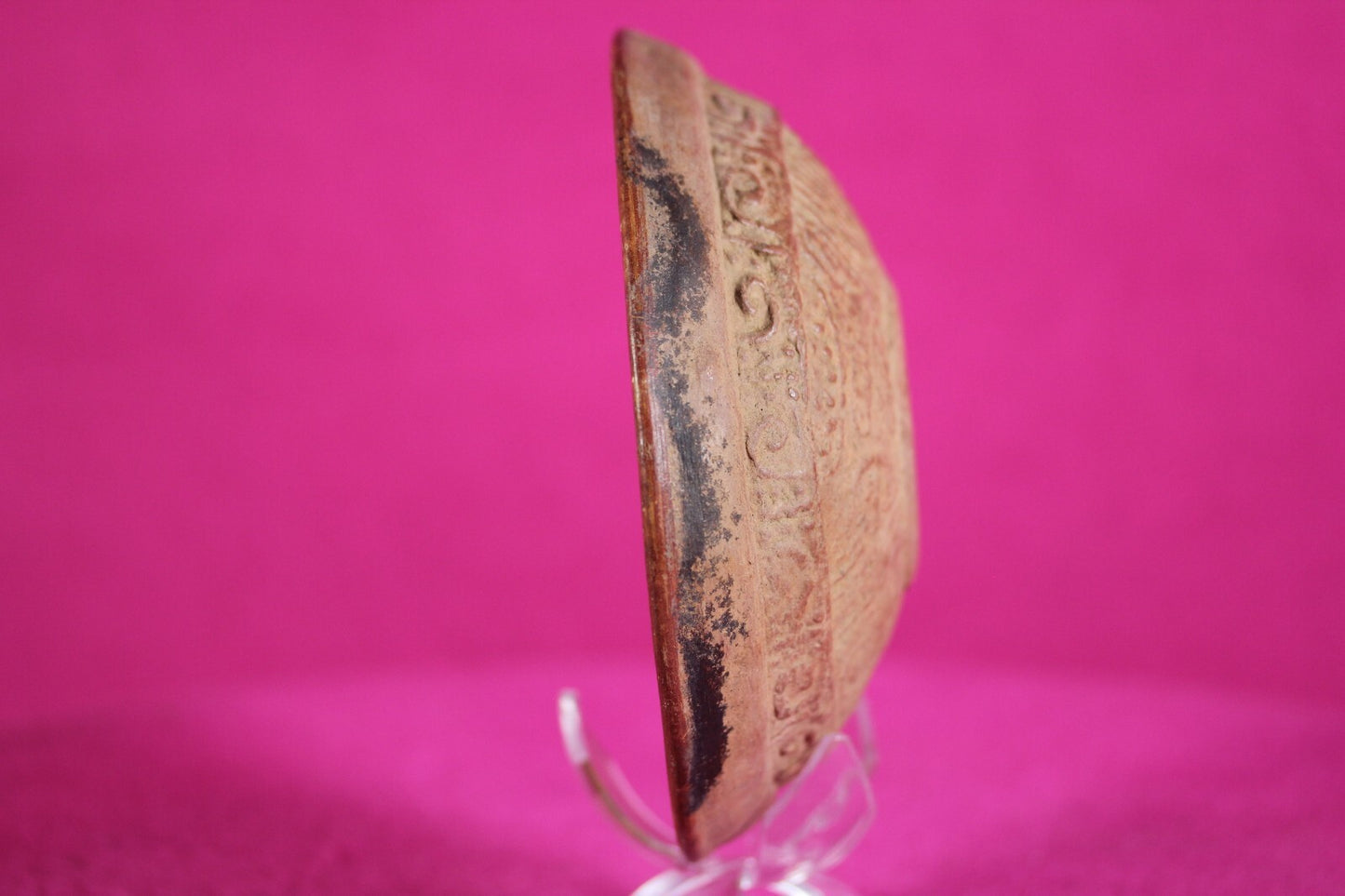 Authentic Pre Columbian Artifact Mayan Molded Bowl Yucatan 250-900 AD COA J98