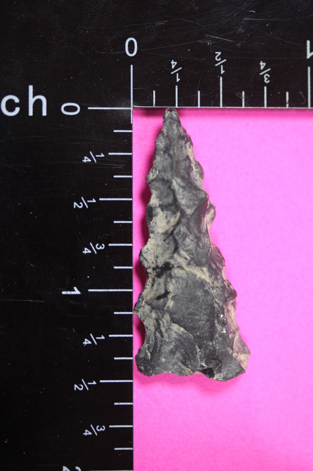 Authentic Pre Columbian Artifact Aztec Arrowhead Battle of Mexico City COA 80