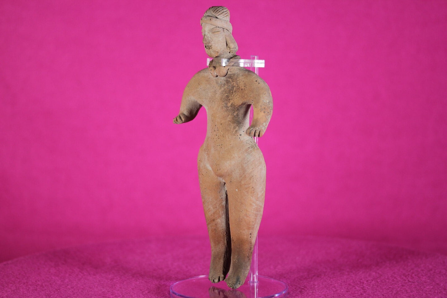 Authentic Pre Columbian Artifact Tomb Figure Colima Ex Arte Primitivo COA T59