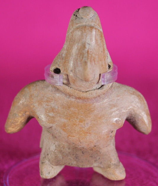 Authentic Pre Columbian Artifact Tomb Figure Colima Ex Arte Primitivo COA T93