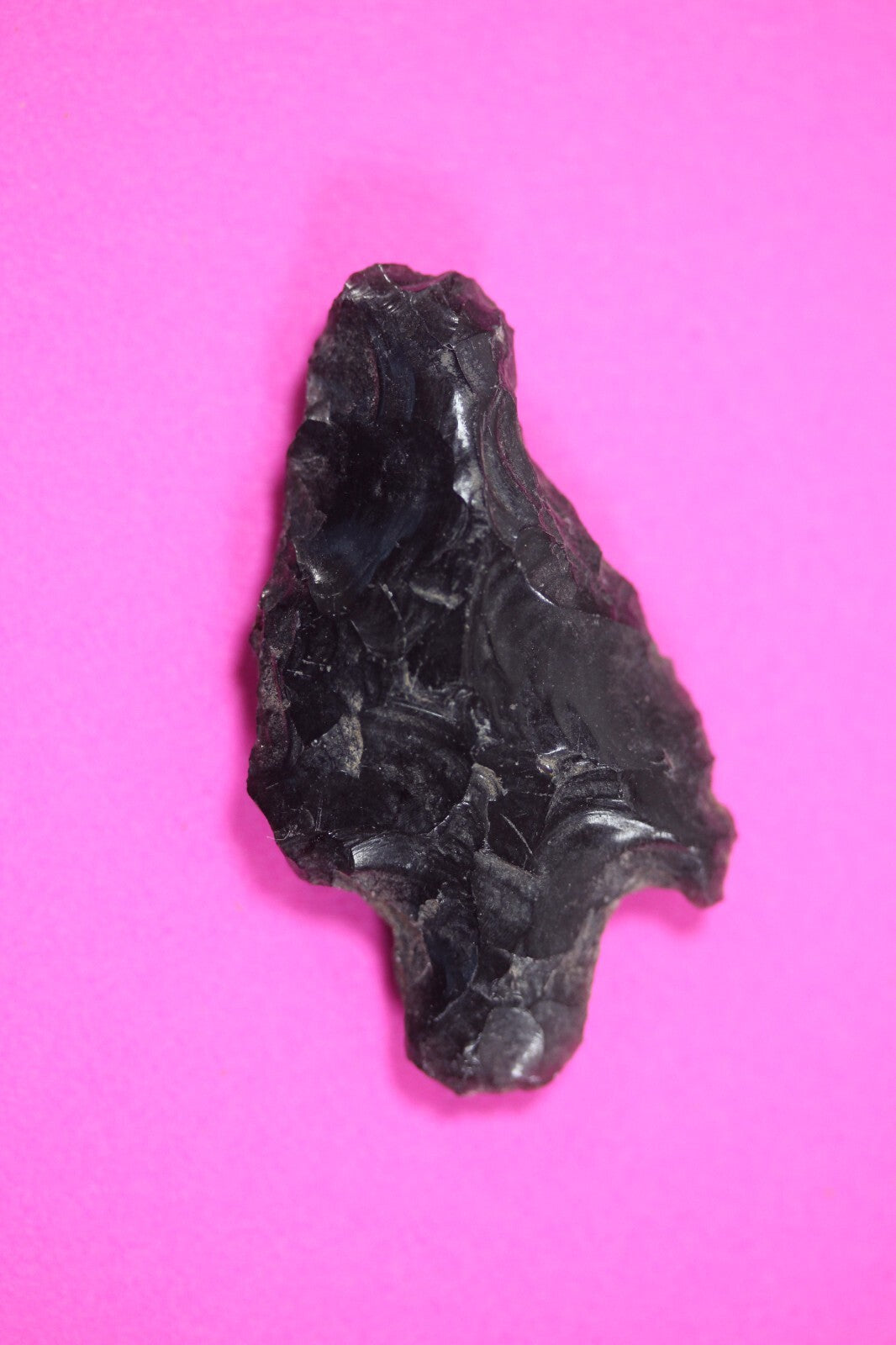 Authentic Pre Columbian Artifact Aztec Arrowhead Battle of Mexico City COA 83