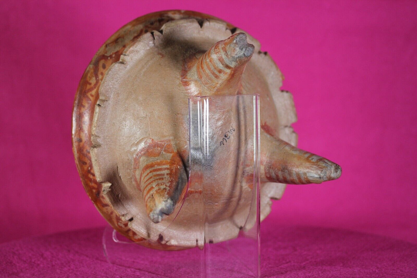 Authentic Pre Columbian Artifact Michoacan Tripod Bowl Ex Arte Primitivo COA T27