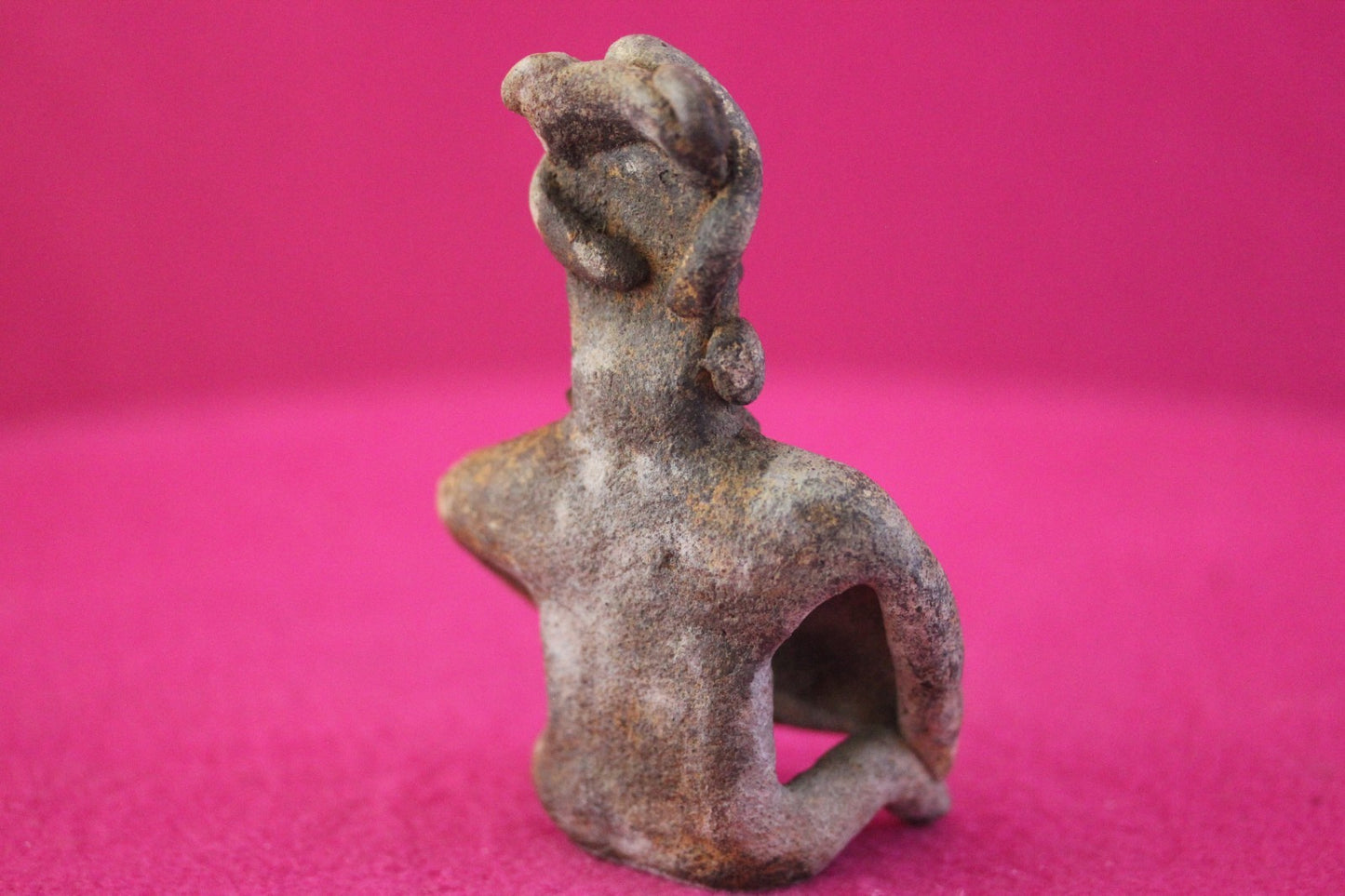 Pre Columbian Authentic Artifact Rare Skirted Tomb Figure Colima Mexico COA 184