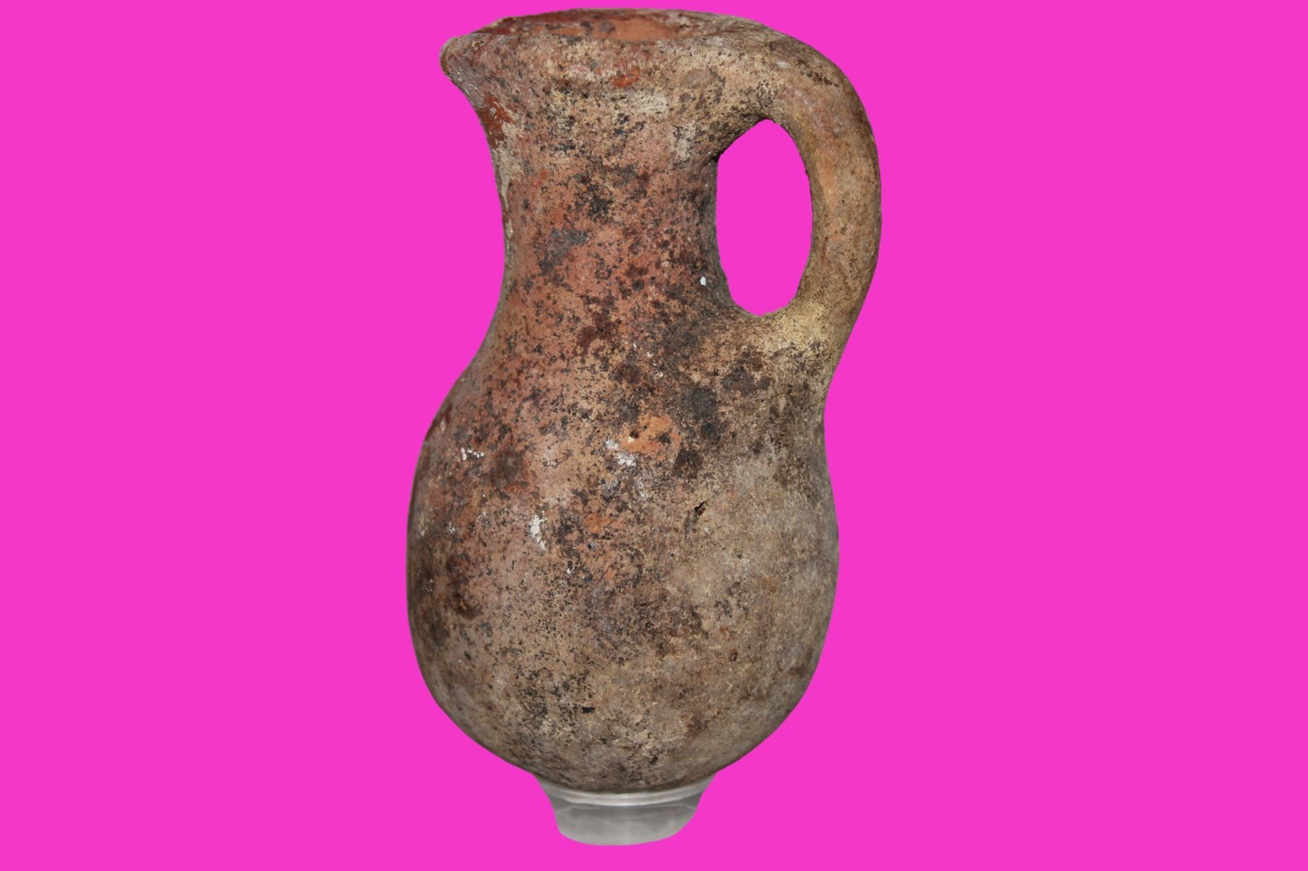 Ancient Holy Land Artifact Jug From Time of Jesus Christ 100 BC - 100 AD COA 15