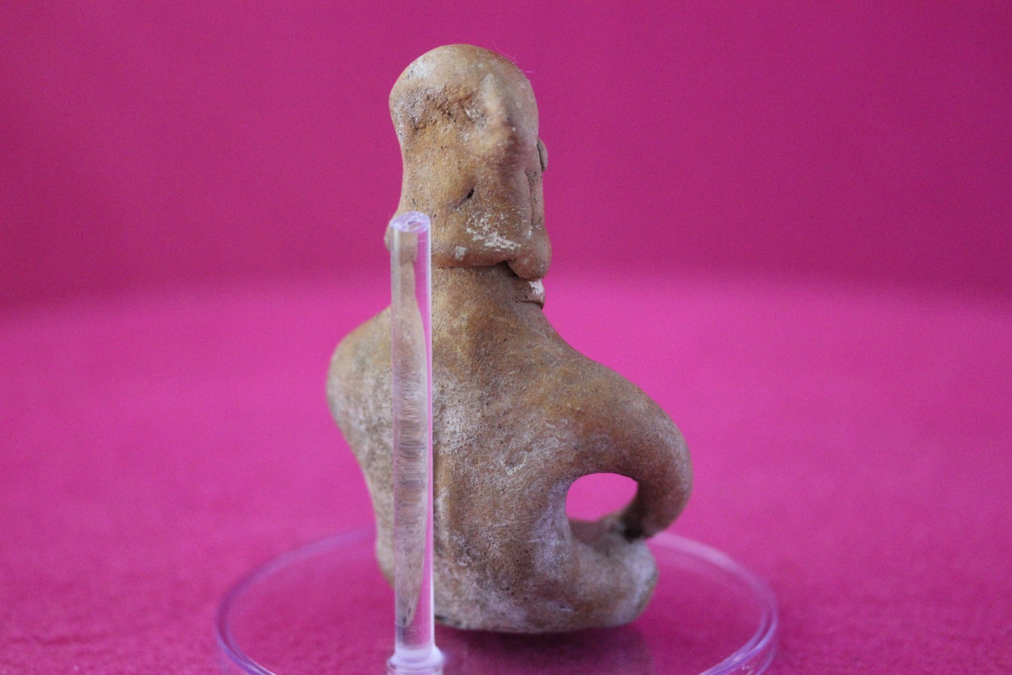 Pre Columbian Authentic Artifact Rare Seated Tomb Figure Colima Mexico COA 187