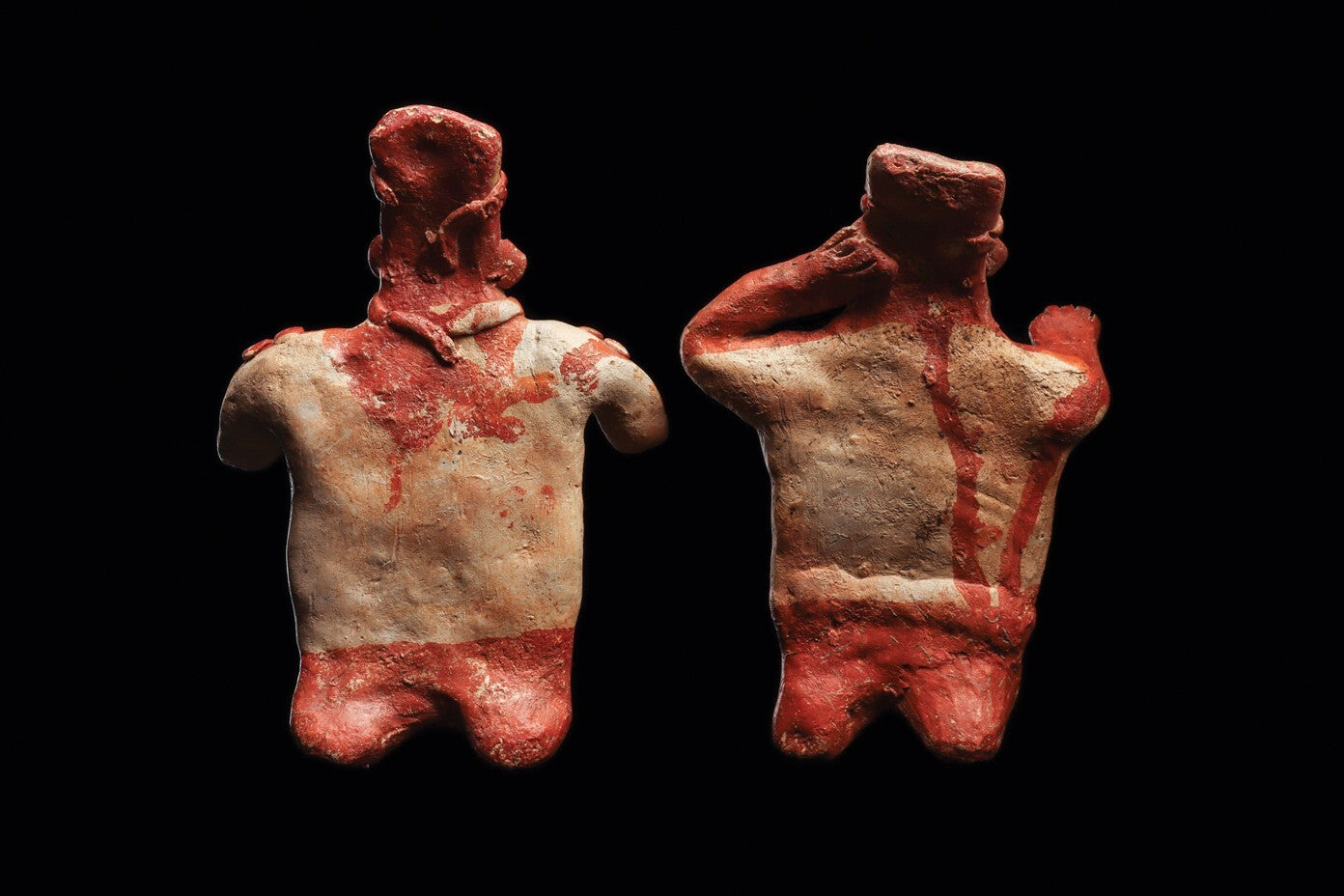 Authentic Pre Columbian Artifact  Two Jalisco Figures Mexico Arte Primitivo T124