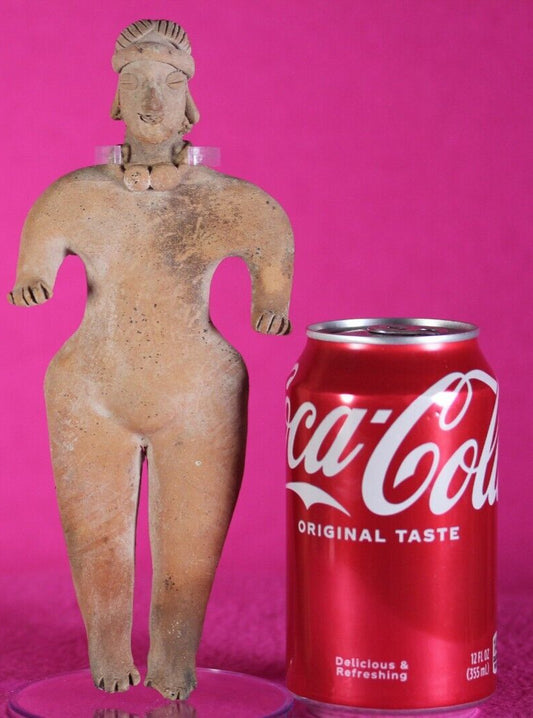 Authentic Pre Columbian Artifact Tomb Figure Colima Ex Arte Primitivo COA T59