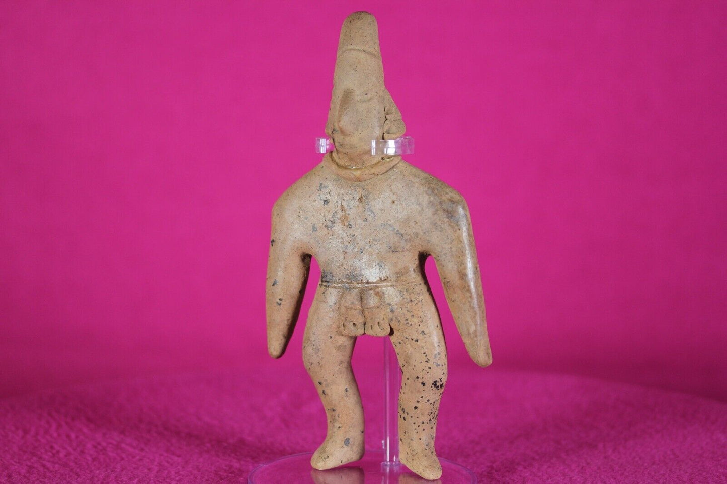 Authentic Pre Columbian Artifact Tomb Figure Colima Ex Arte Primitivo COA T54
