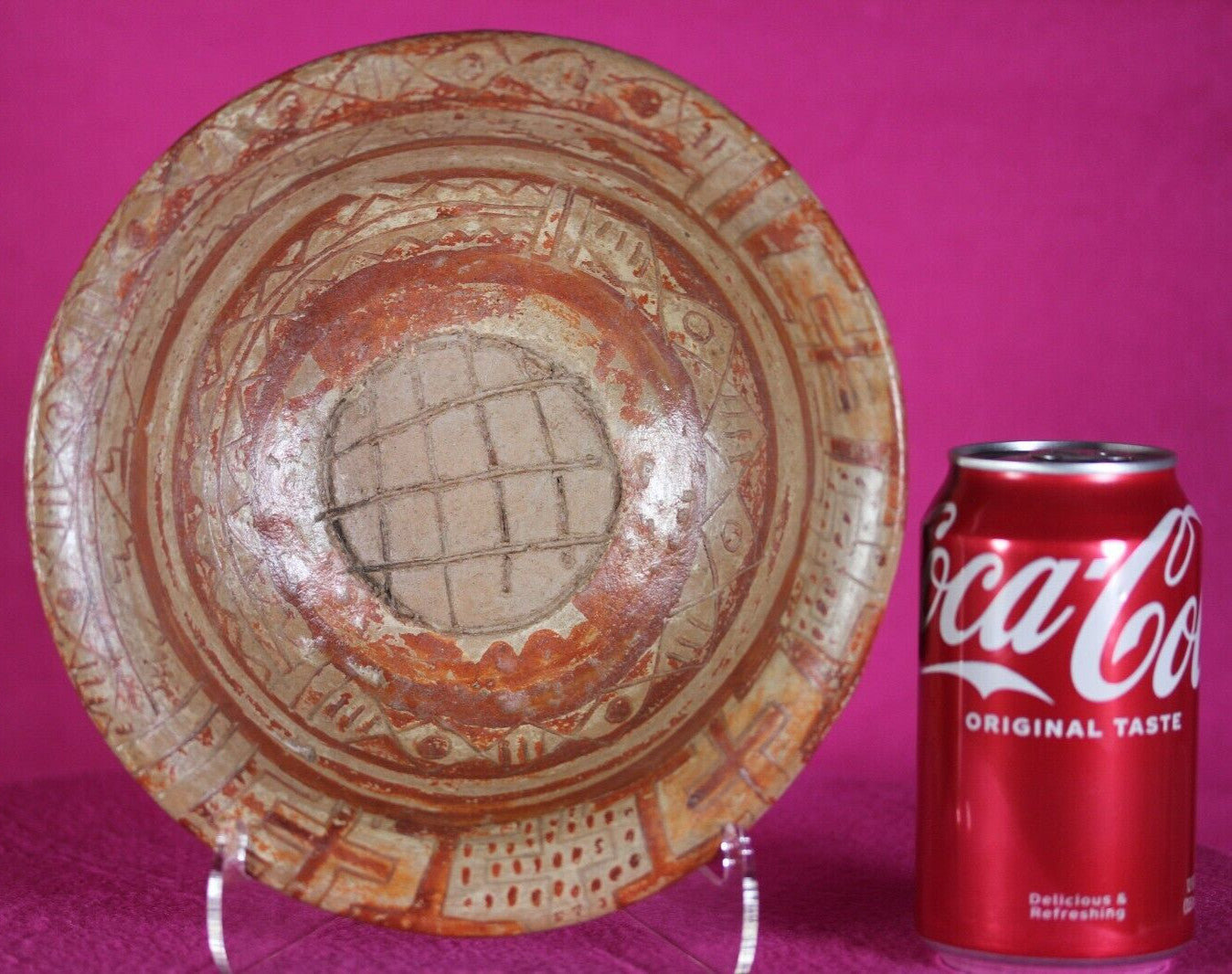 Authentic Pre Columbian Artifact Michoacan Tripod Bowl Ex Arte Primitivo COA T27