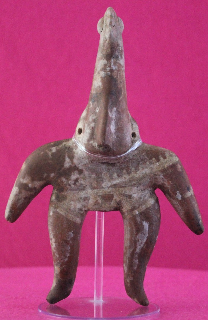 Pre Columbian Authentic Artifact Tomb Figure Colima Mexico 100 BC-250 AD COA 168