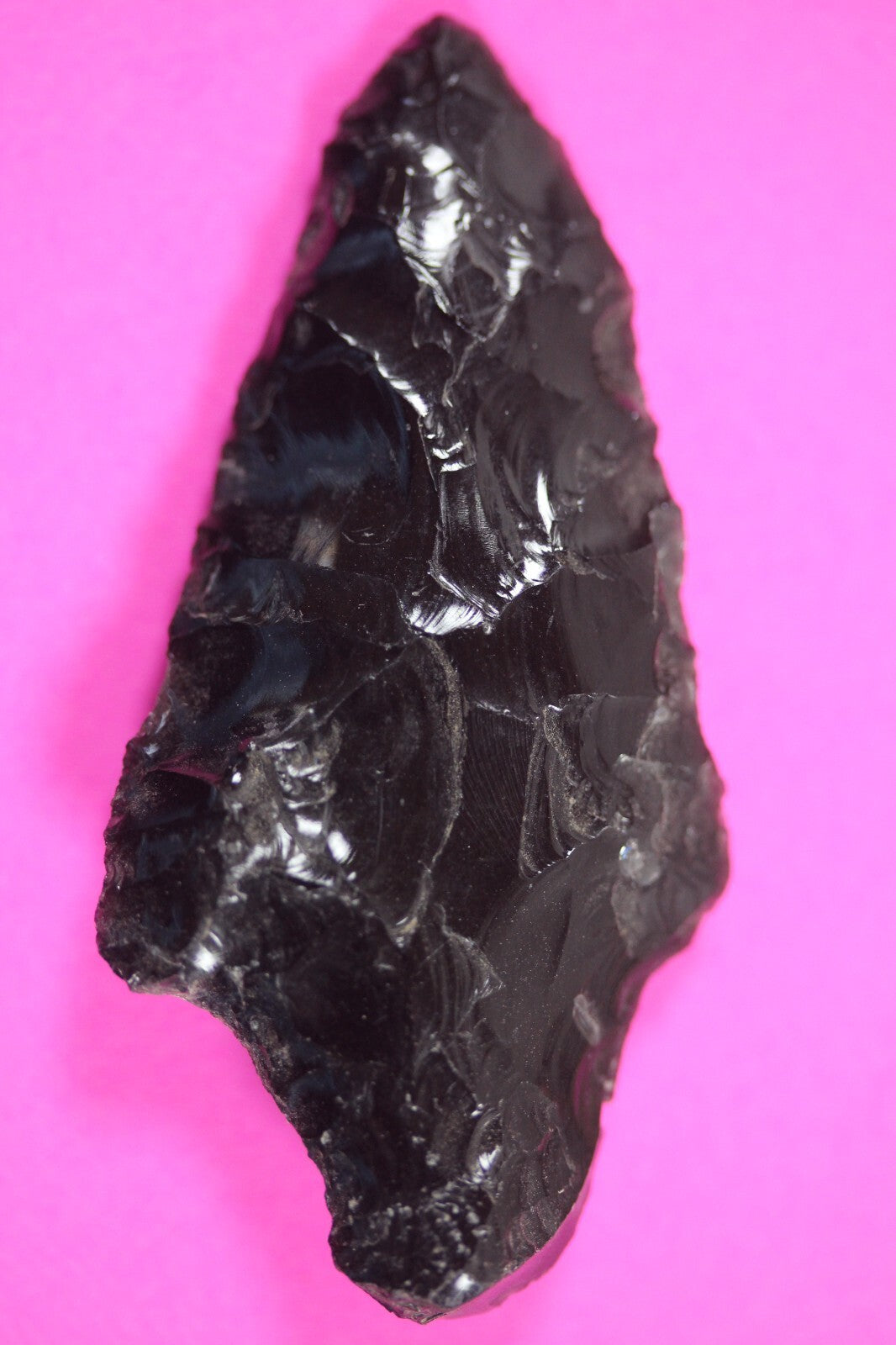 Authentic Pre Columbian Artifact Aztec Arrowhead Battle of Mexico City COA 21