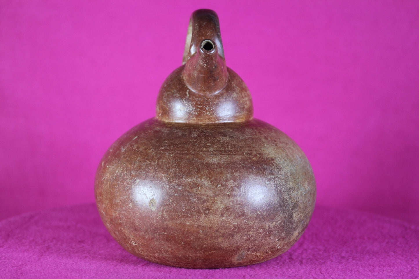 Authentic Pre Columbian Artifact Calima Stirrup Jar Ex Arte Primitivo COA T38