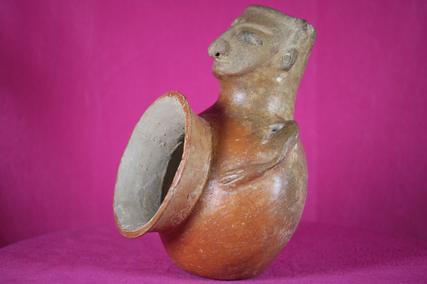 Rare Mayan Belly Bowl Authentic Pre Columbian Artifact Arte Primitivo COA T115