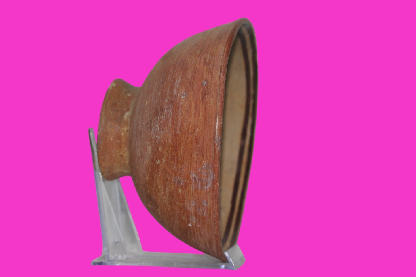 Pre Columbian Authentic Artifact Pedestal Bowl Nazca Peru 500 to 800 AD COA J53