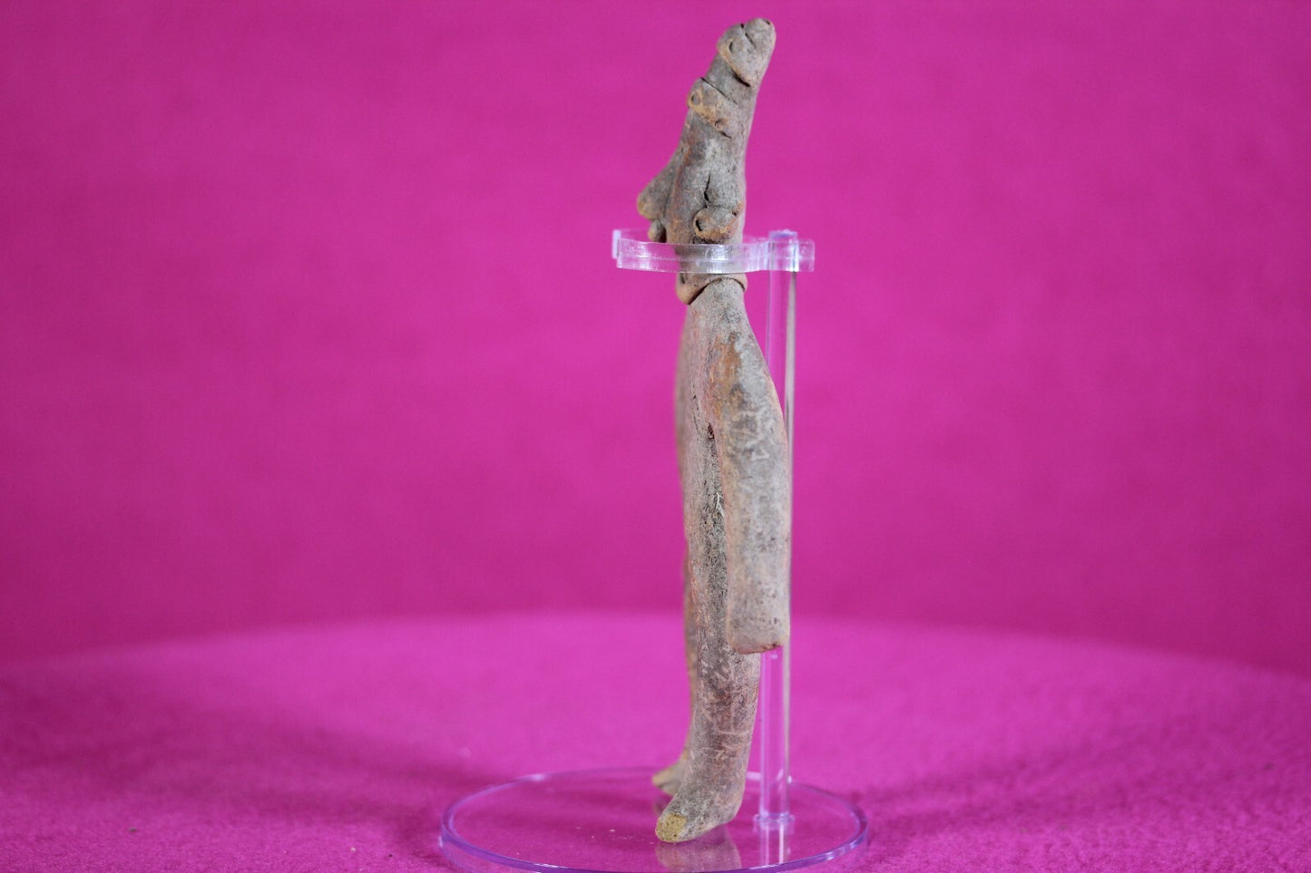 Authentic Pre Columbian Artifact Archaic Tomb Figure Colima Mexico  COA T76