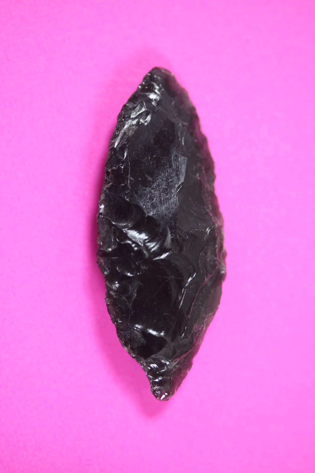 Authentic Pre Columbian Artifact Aztec Arrowhead Battle of Mexico City COA 72