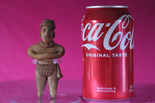 Authentic Pre Columbian Artifact Tomb Figure Colima Mexico 100 BC-250 AD COA 131