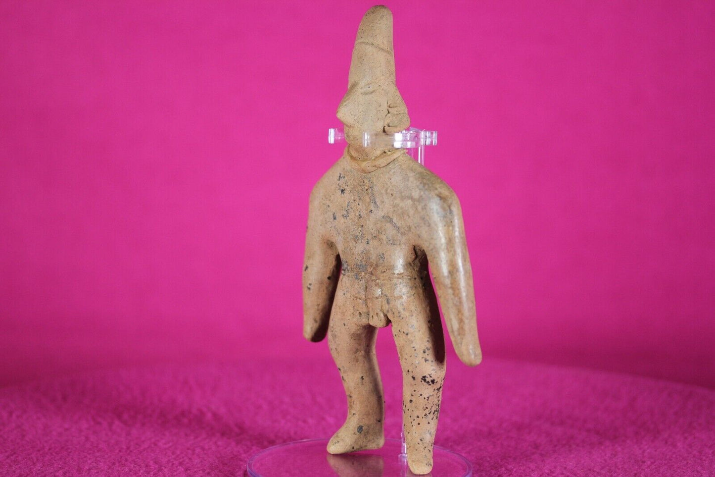 Authentic Pre Columbian Artifact Tomb Figure Colima Ex Arte Primitivo COA T54