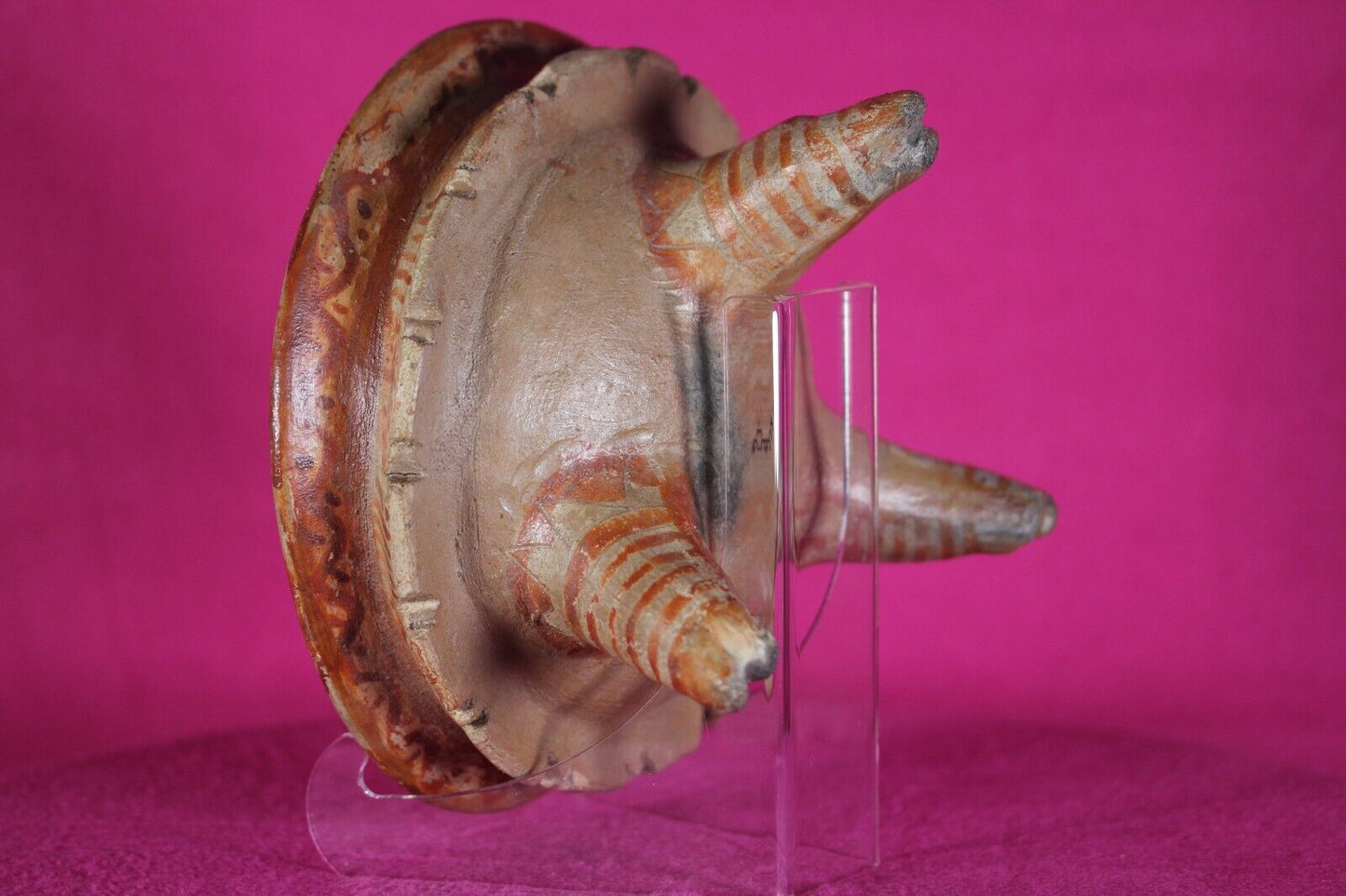 Authentic Pre Columbian Artifact Michoacan Tripod Bowl Ex Arte Primitivo COA T27