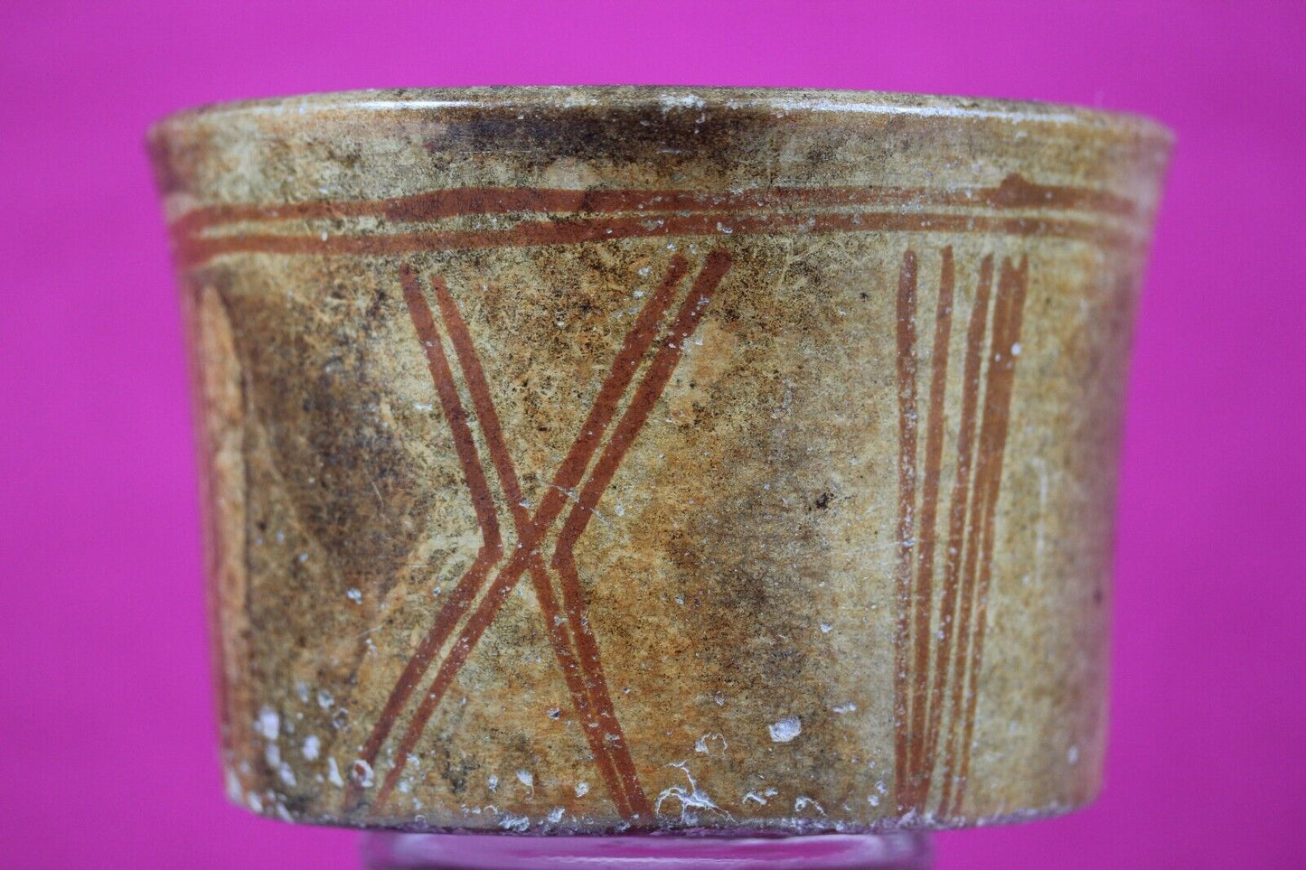 Authentic Pre Columbian Artifact Mayan Cooking Pot Pottery 250-900 AD COA T04