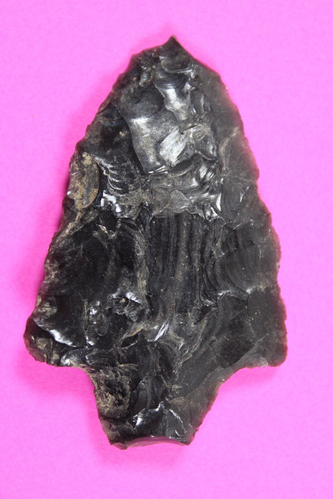 Authentic Pre Columbian Artifact Aztec Arrowhead Battle of Mexico City COA 03