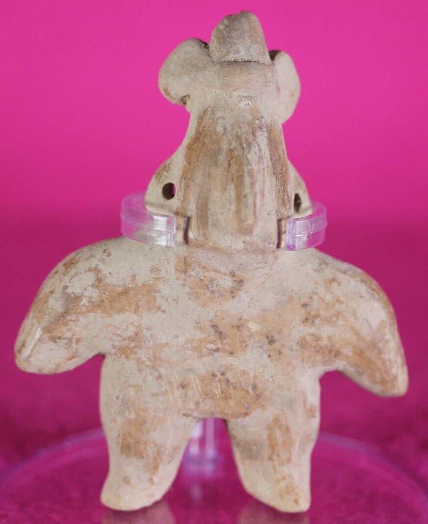 Authentic Pre Columbian Artifact Dwarf Tomb Figure Colima Mexico COA T94