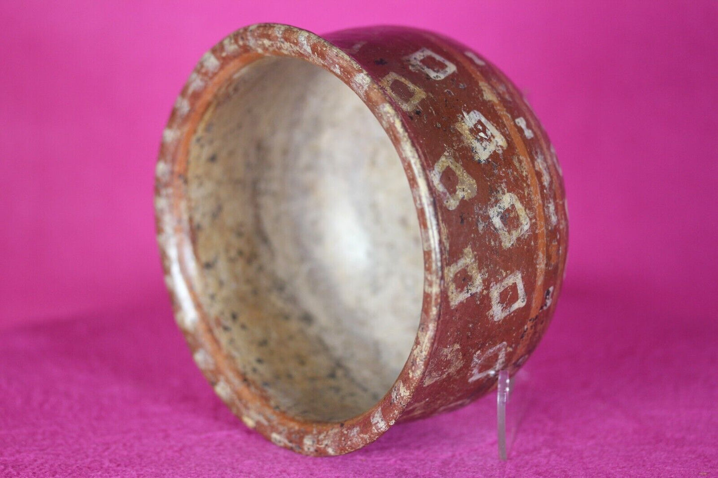 Authentic Pre Columbian Artifact Decorated Bowl Michoacan Mexico 200 BC COA T47